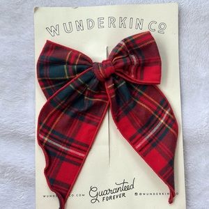 Wunderkin Fable plaid bow. 🎀